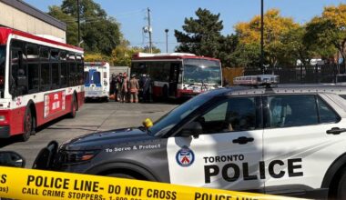 Woman pinned under TTC bus at Royal York Station dies