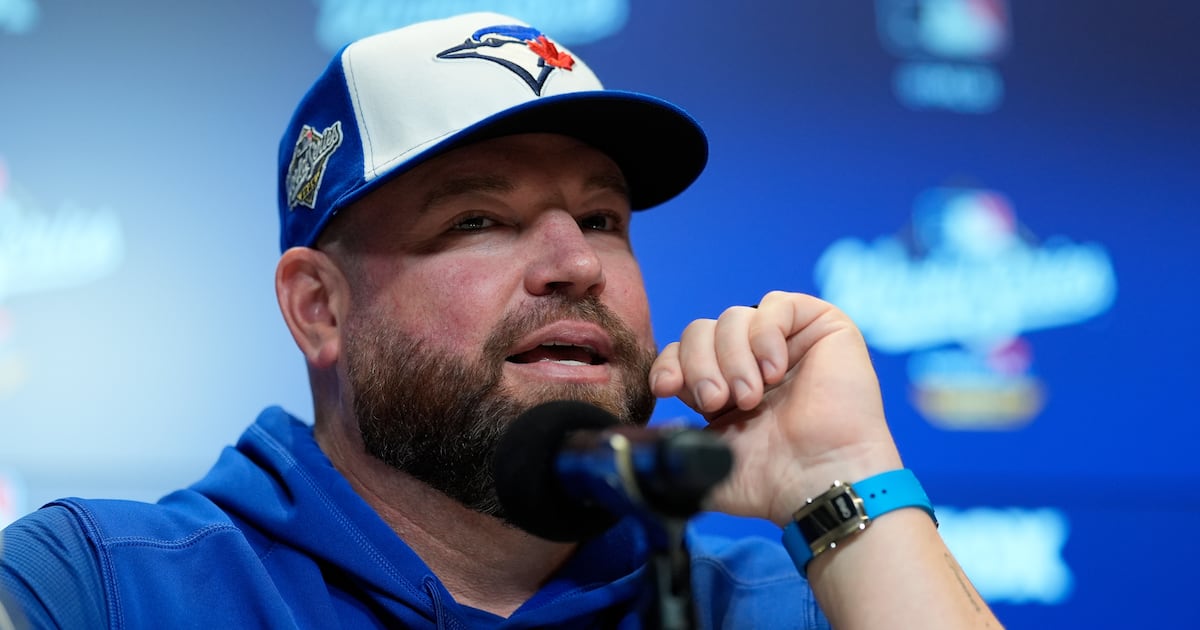 Blue Jays manager speaks to media on eve of Game 6