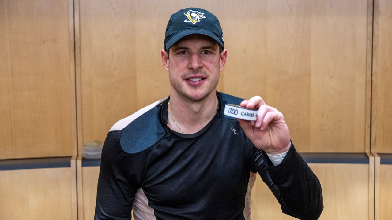 Crosby Becomes Ninth Player in NHL History to Reach 1,700 Points