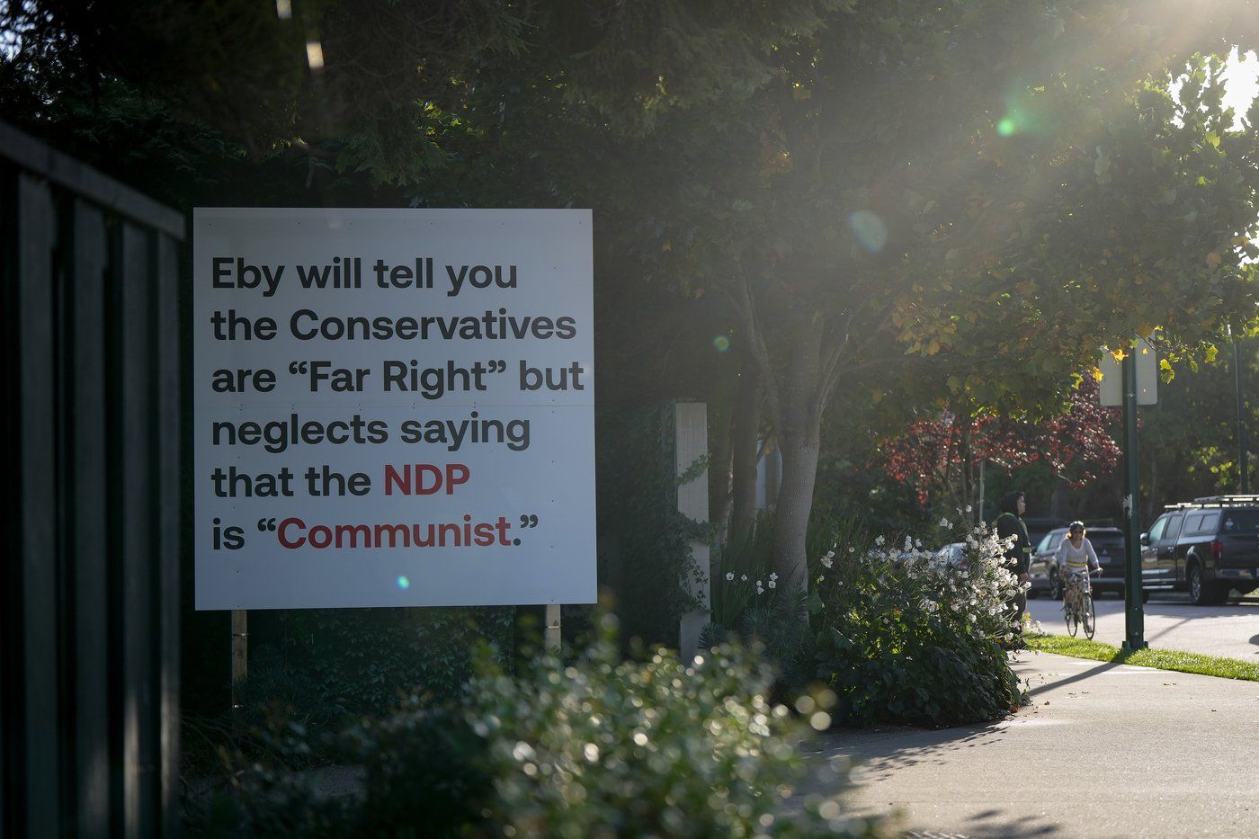 Elections BC rules Chip Wilson’s ‘Communist’ signage contravened election laws