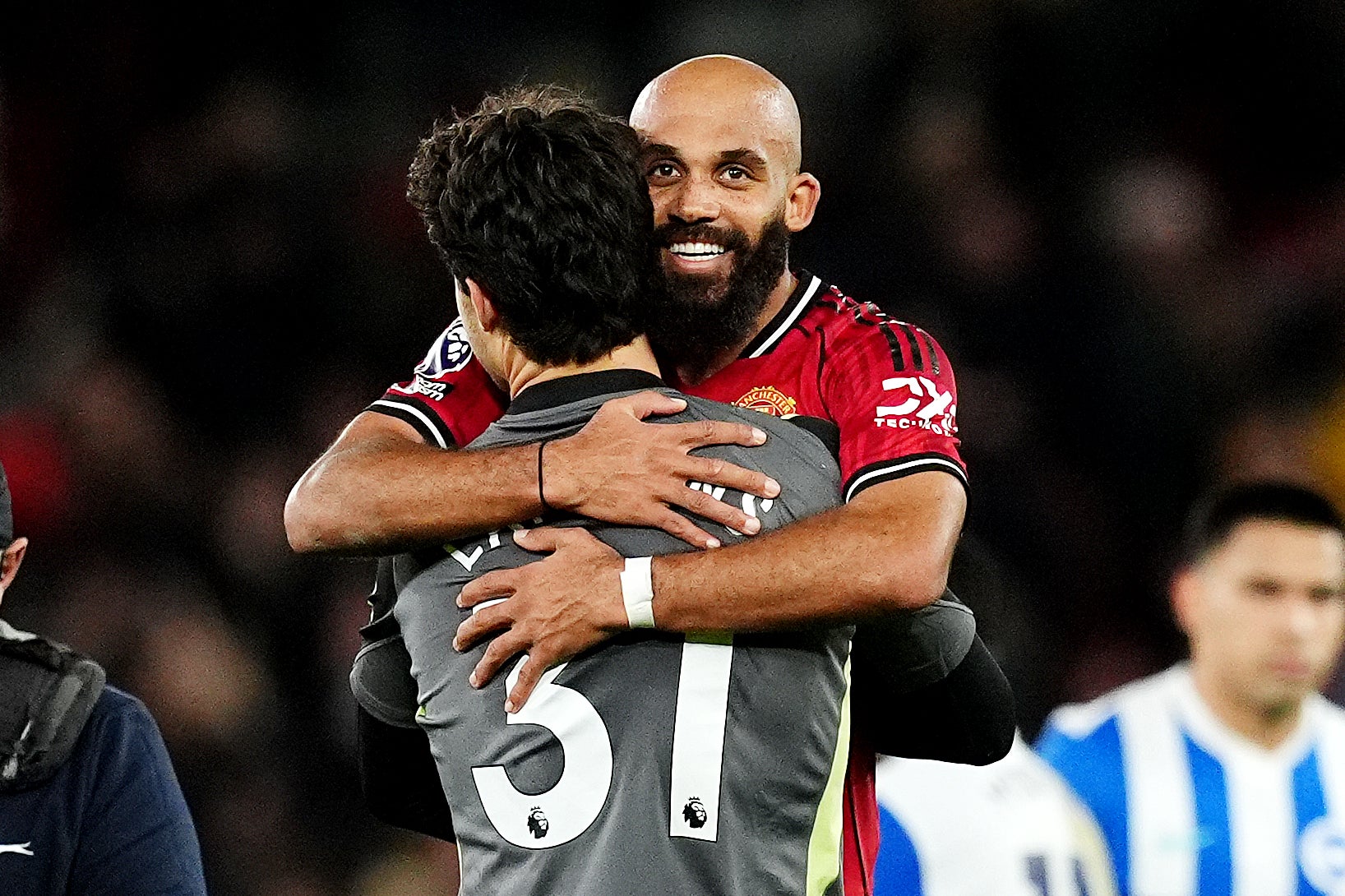 Bryan Mbeumo bagged a brace for Manchester United (Martin Rickett/PA)