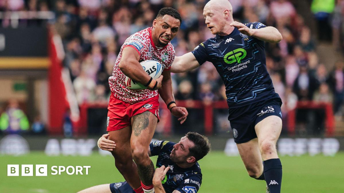 Leigh Leopards playing Wigan Warriors in Super League in July