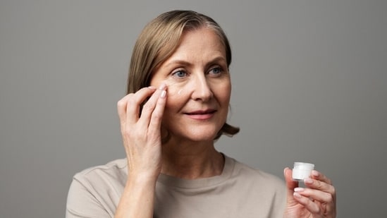 According to the dermatologist, anti-ageing creams cannot lift sagging skin and having 20 skincare steps can lead to a ‘disrupted skin barrier. (Freepik)