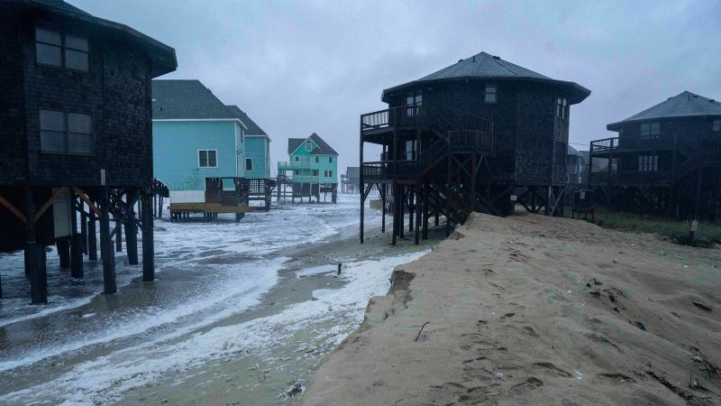 Strong nor’easter forces water rescues and inundates roads as it moves up the East Coast