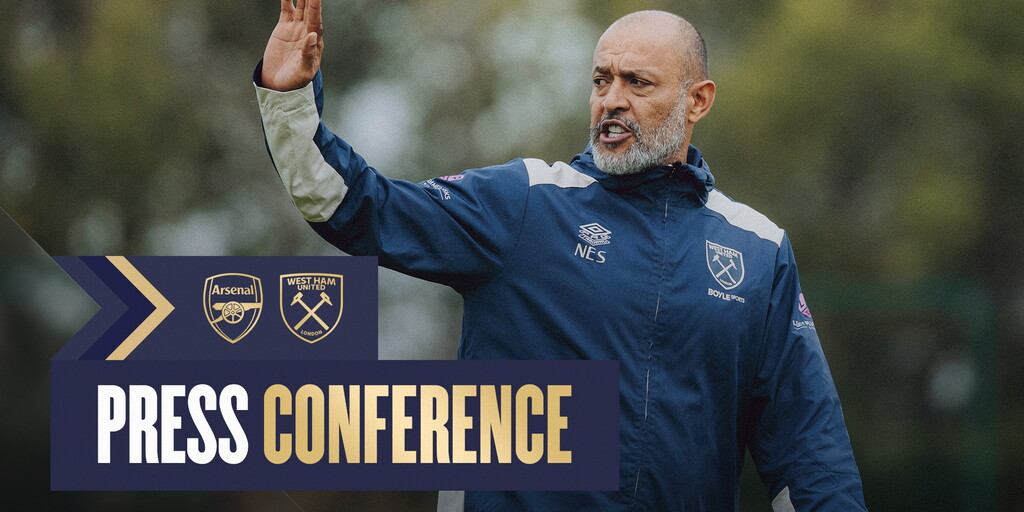 As It Happened | Nuno Espírito Santo's pre-Arsenal press conference - West Ham United
