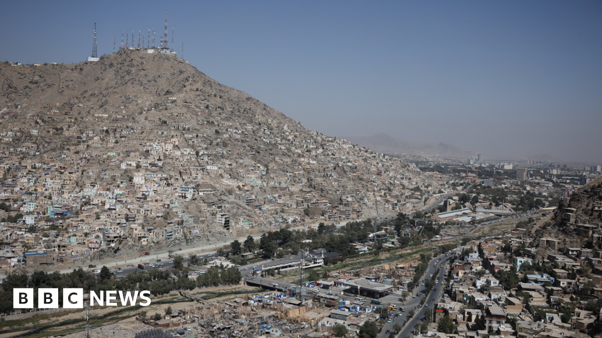 A general view of Kabul skyline from a hilltop, amid telecom shutdown across the country, in Kabul, Afghanistan, September 30, 2025.