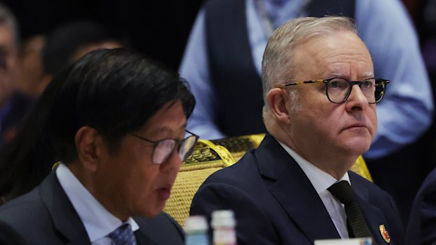 Prime Minister Anthony Albanese with Philippine President Ferdinand Marcos Jr.