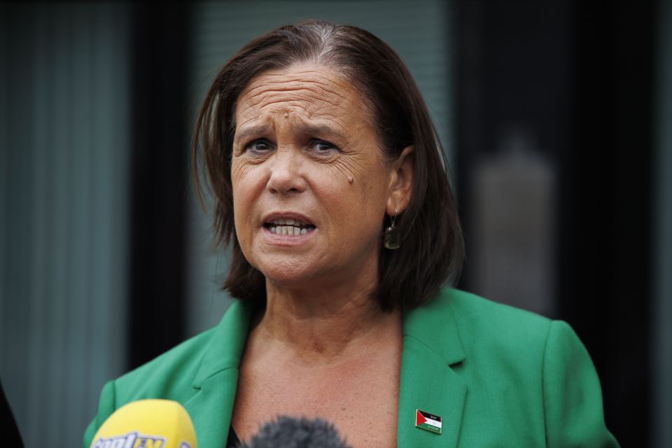 Sinn Féin leader Mary Lou McDonald (Liam McBurney/PA)