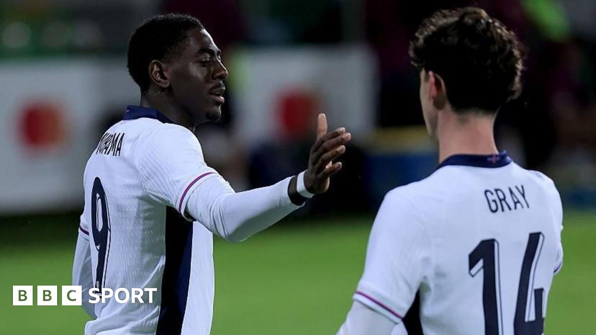 England U21 4-0 Moldova U21s: Man City striker Divin Mubama scores twice in win