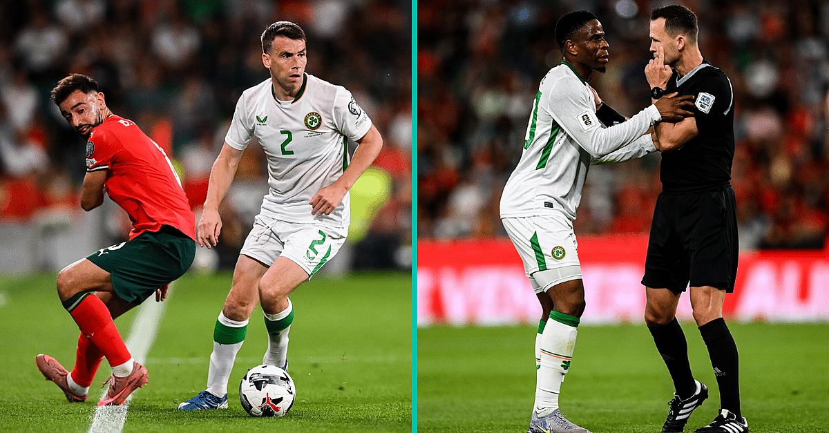 Coleman Says Fernandes Issue Summed Up Ireland Vs Portugal Referee