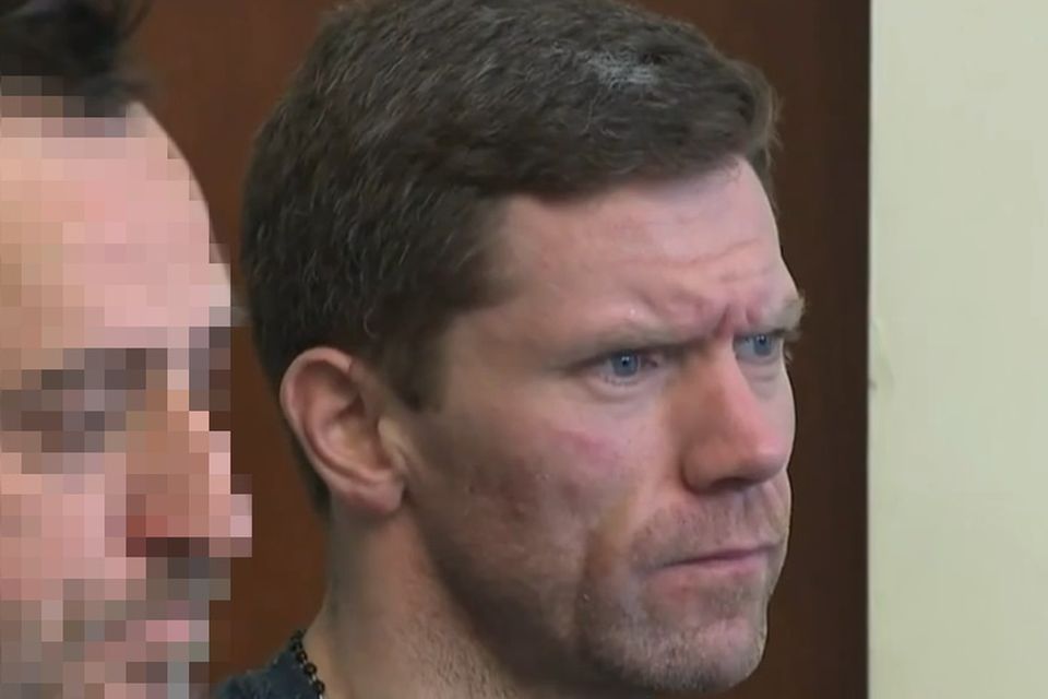 Terence Crosbie in court in Boston.