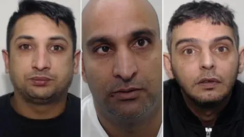 GMP Mugshots of Nisar Hussain, Roheez Khan and Naheem Akram 