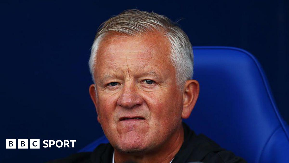 Chris Wilder in the dugout