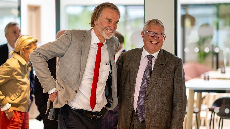 Sir Jim Ratcliffe and Sir Alex Ferguson 