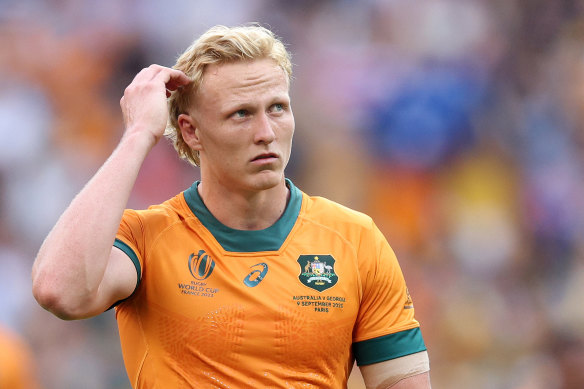 Carter Gordon at the Rugby World Cup.