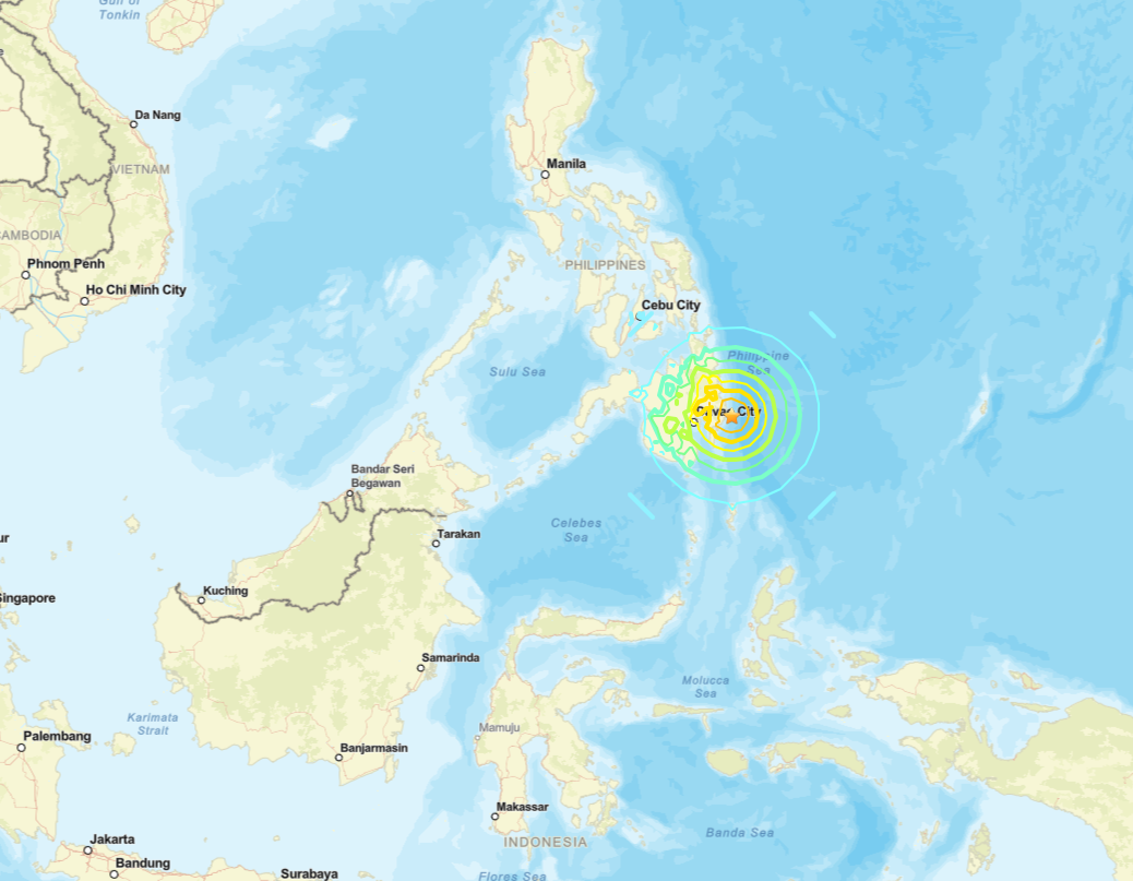 Major quake hits Philippines, tsunami warnings issued