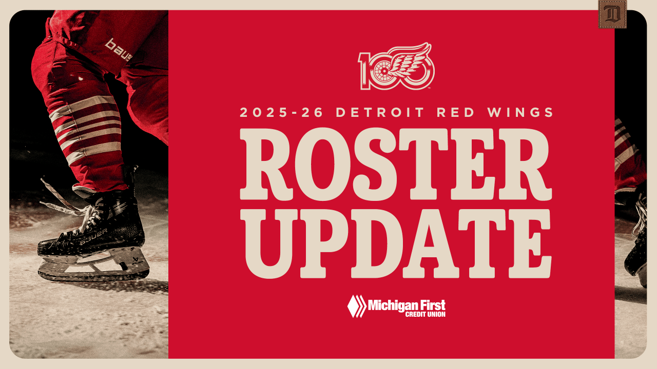 Red Wings reduce preseason roster to 40