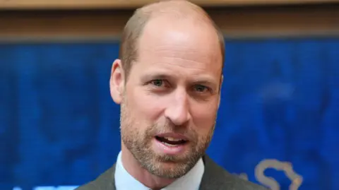 PA Media Prince William head and shoulders