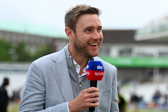Former England fast bowler Stuart Broad.