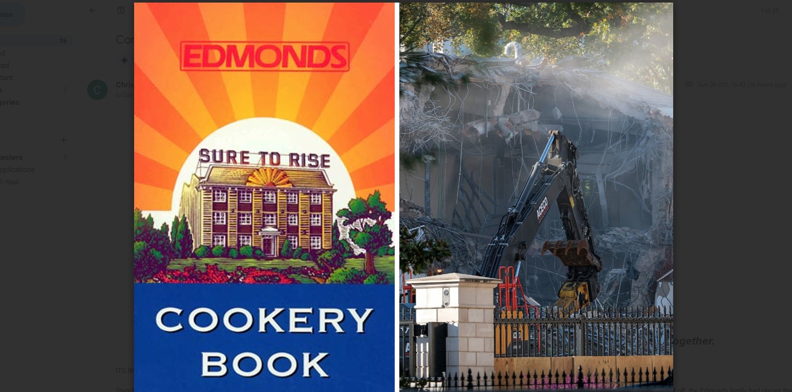 The destruction of iconic buildings and the collapse of familiar systems often go together