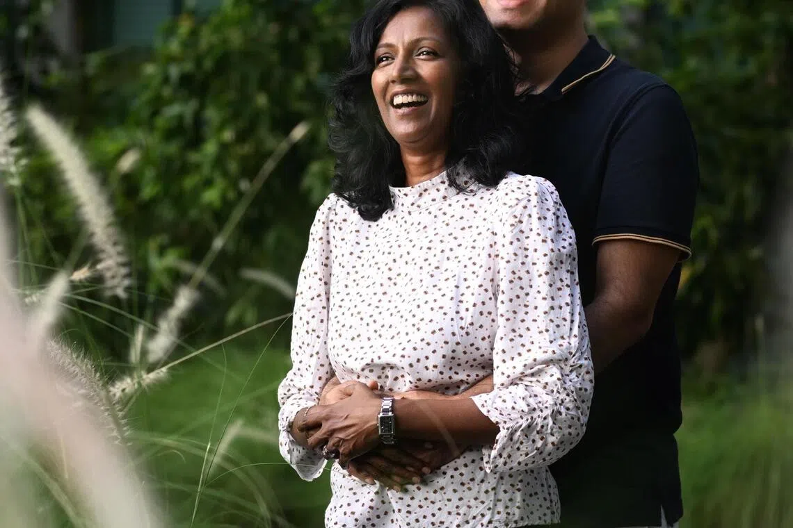 Mr Bhaskar Peri and Mrs Hema Peri are mindful of how they communicate with their foster teen.