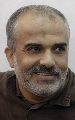 Ibrahim Hamed about to receive his verdict from the military court. (photo credit: Oren Nahshon/Flash90)