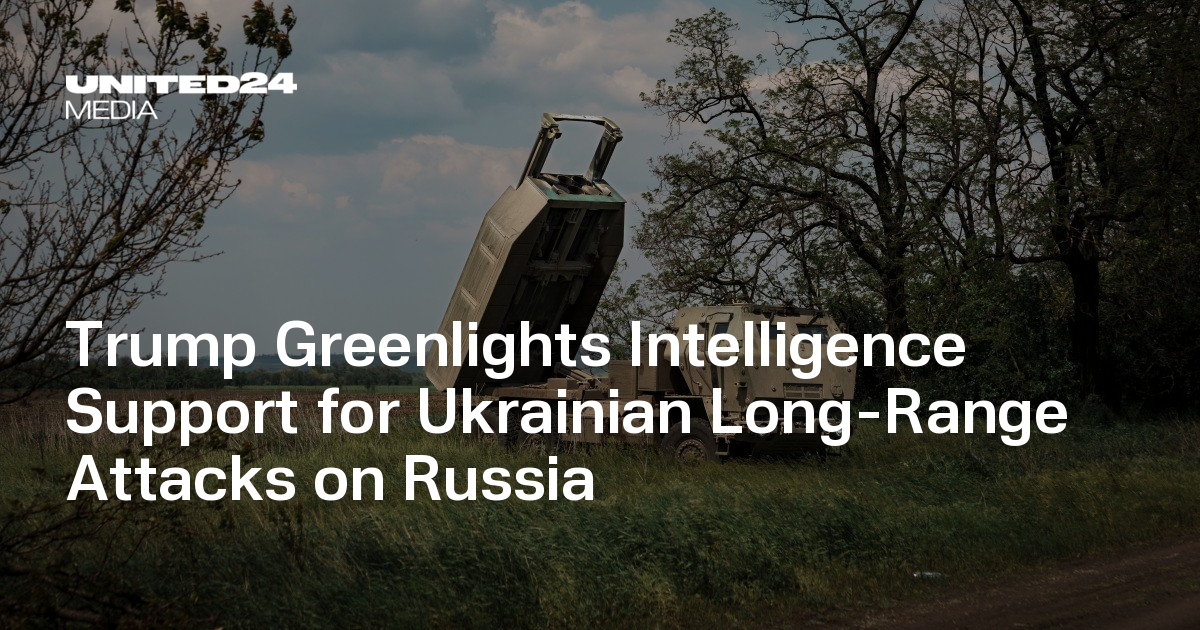 Trump Greenlights Intelligence Support for Ukrainian Long-Range Attacks on Russia — UNITED24 Media