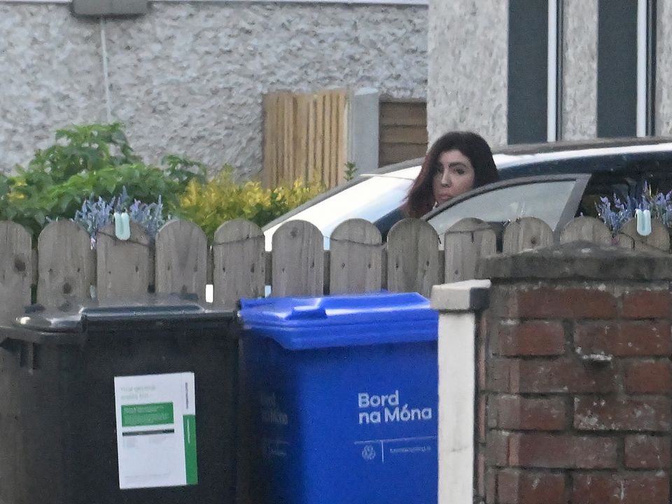 Dayla Durnin, mother of missing boy Kyran Durnin, back in Drogheda.