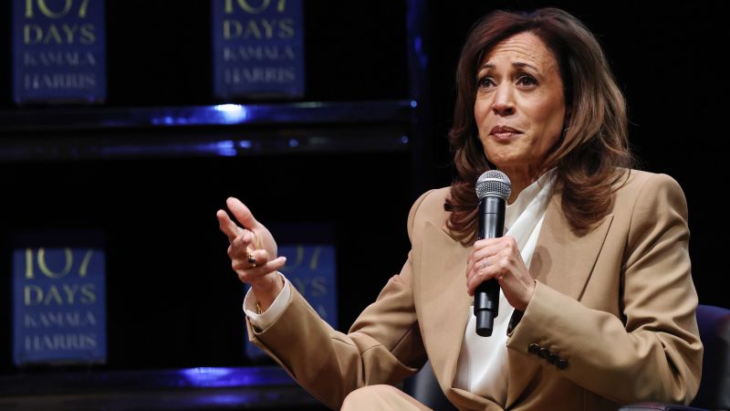 Kamala Harris slams indictment of Letitia James during book tour event in DC