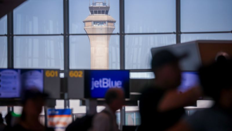 Government shutdown hits air travel, closing Burbank control tower and causing delays across the country