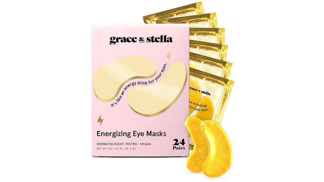 grace & stella Award Winning Under Eye Mask in gold