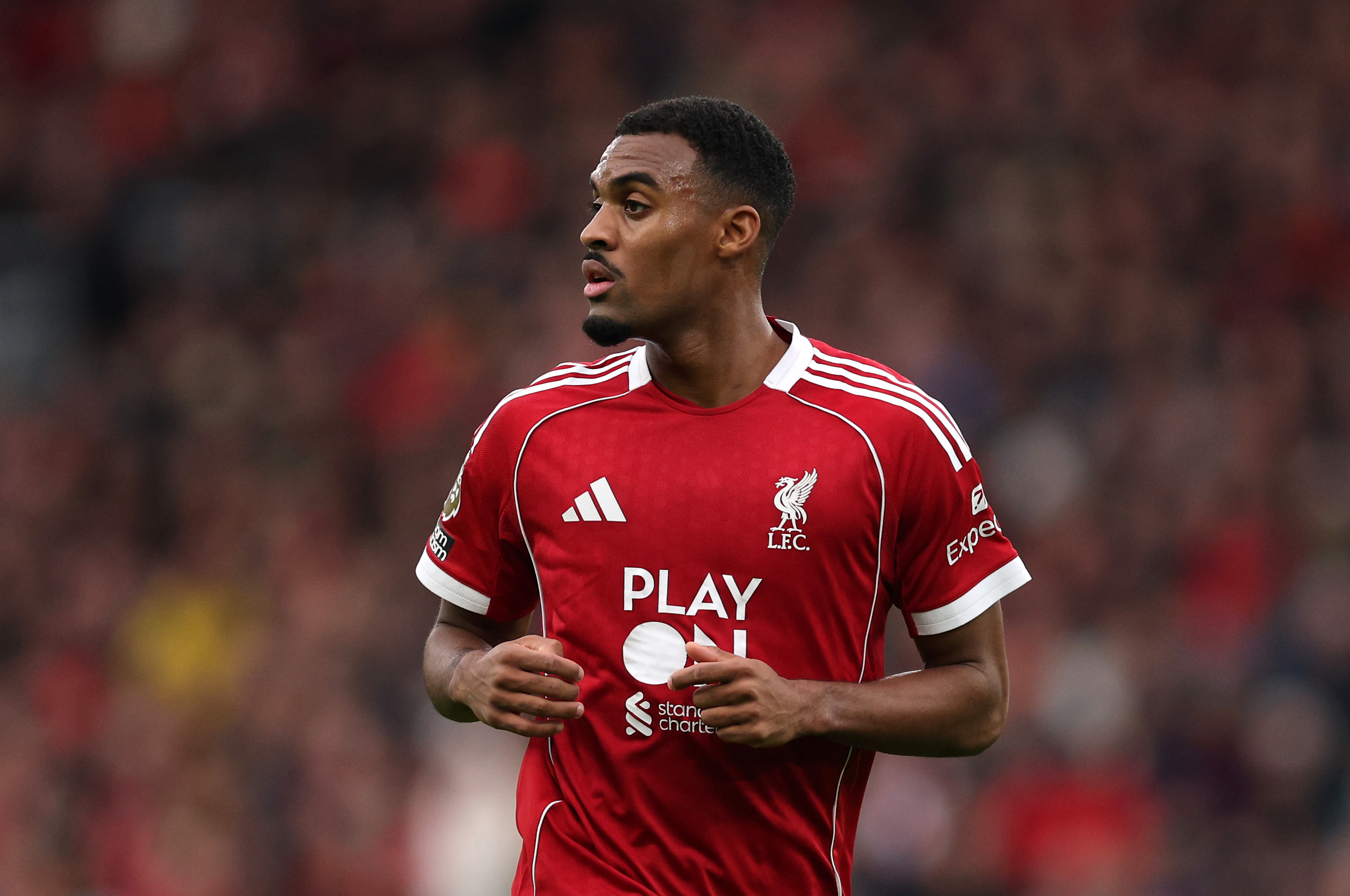 Ryan Gravenberch against Manchester United