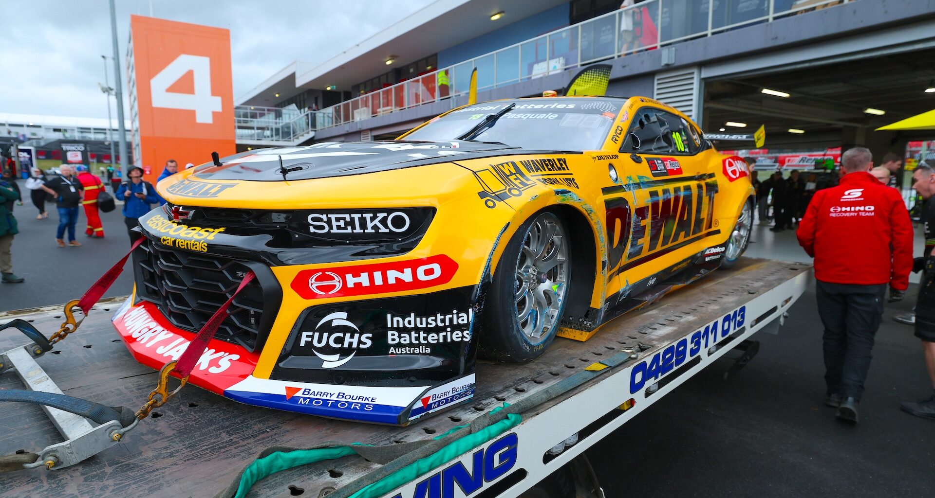 Puddle ruins rookie's maiden Bathurst run with 56g impact - Supercars