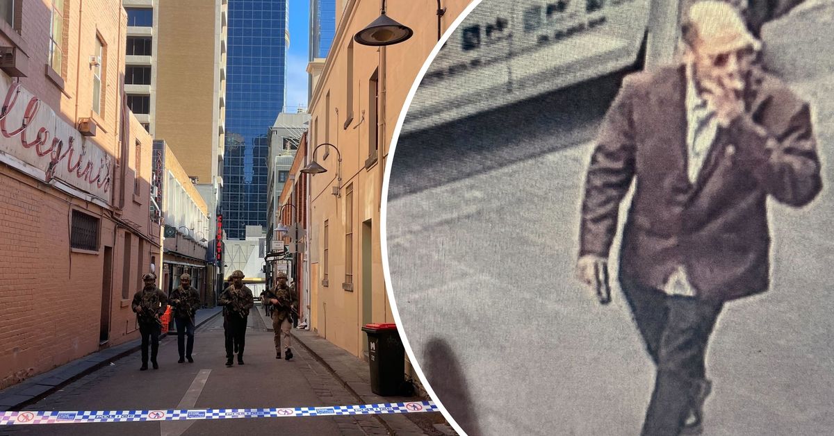 Allegedly armed man arrested in Melbourne CBD after dramatic police chase