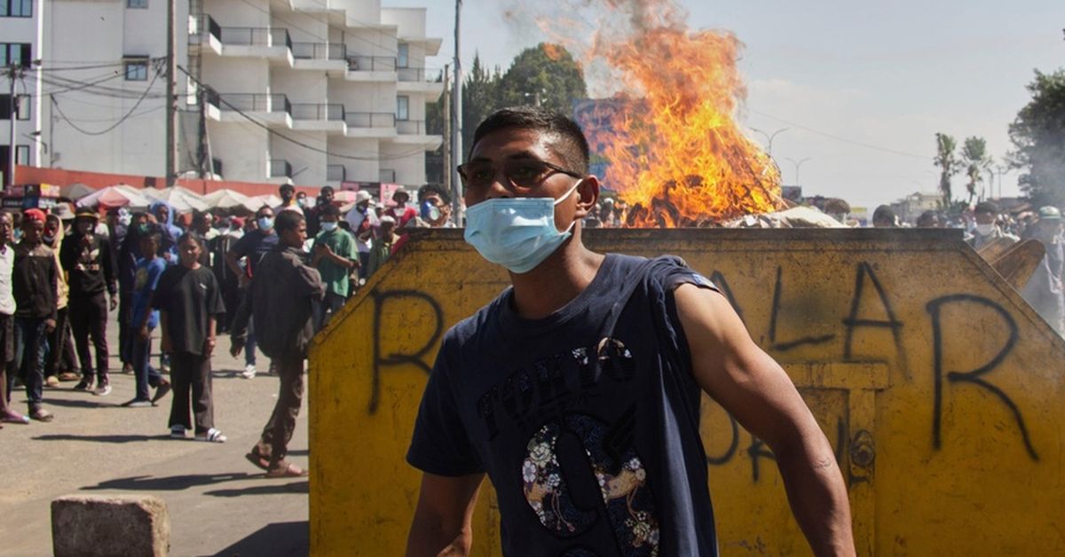 President Andry Rajoelina says attempted coup under way