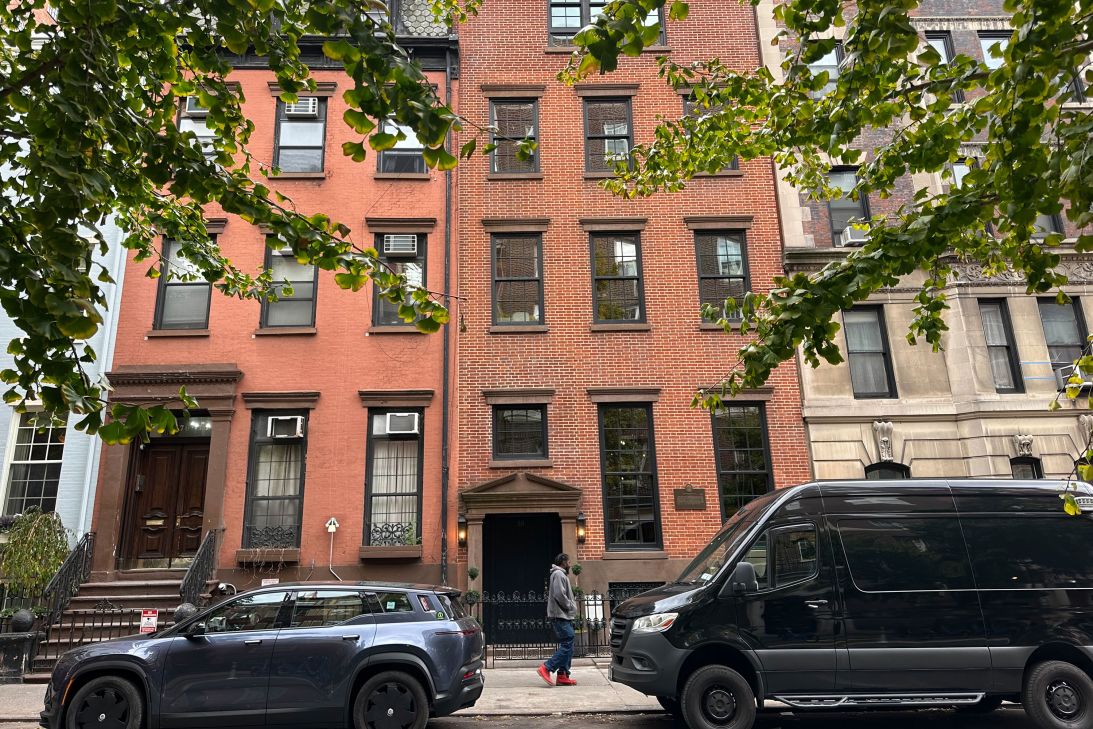 A townhouse in New York's Greenwich Village prosecutors linked to the Gambino crime family.