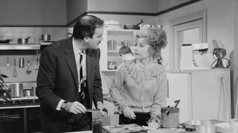  John Cleese  and Prunella Scales 