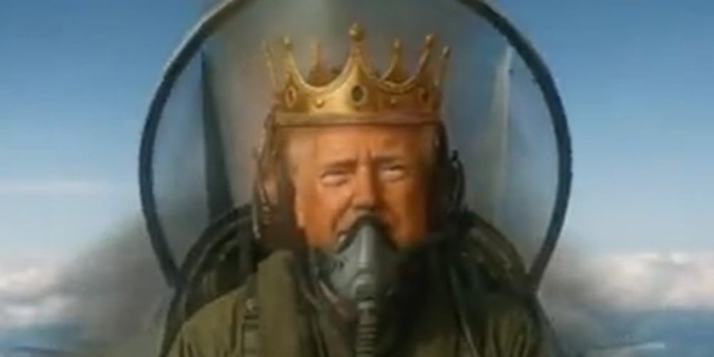 Trump Posts AI Video Dumping Brown Liquid on No Kings Protestors in ‘King Trump’ Fighter Jet | Donald Trump, Politics | Celebrity News and Gossip | Entertainment, Photos and Videos
