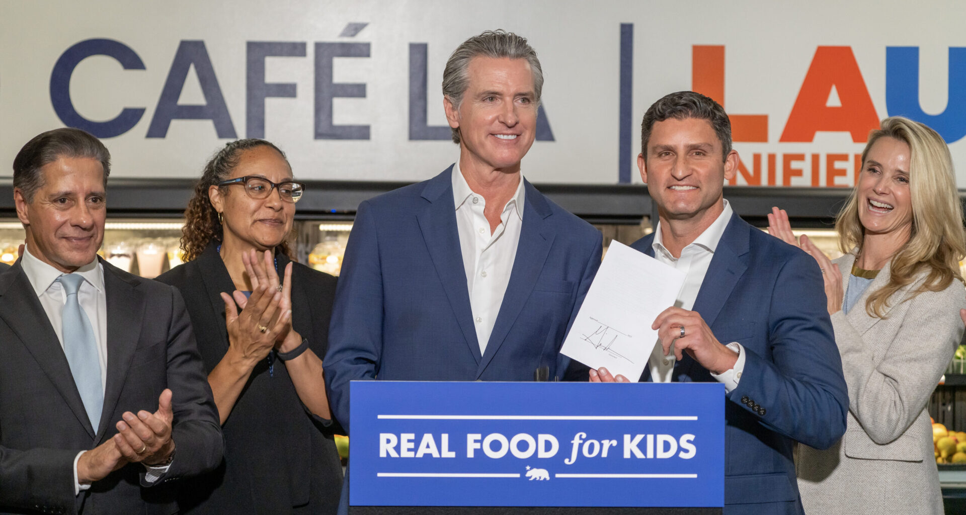 Governor Newsom signs first-in-the-nation law to ban ultra-processed foods from school lunches