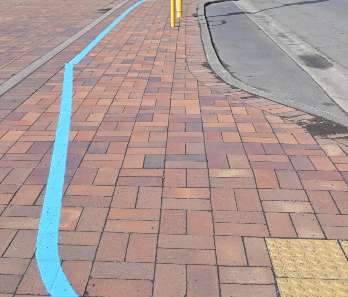 Drawing a line to help cruise tourists