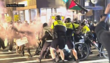 13 arrested, 4 Boston police officers hurt in violent pro-Palestinian protest