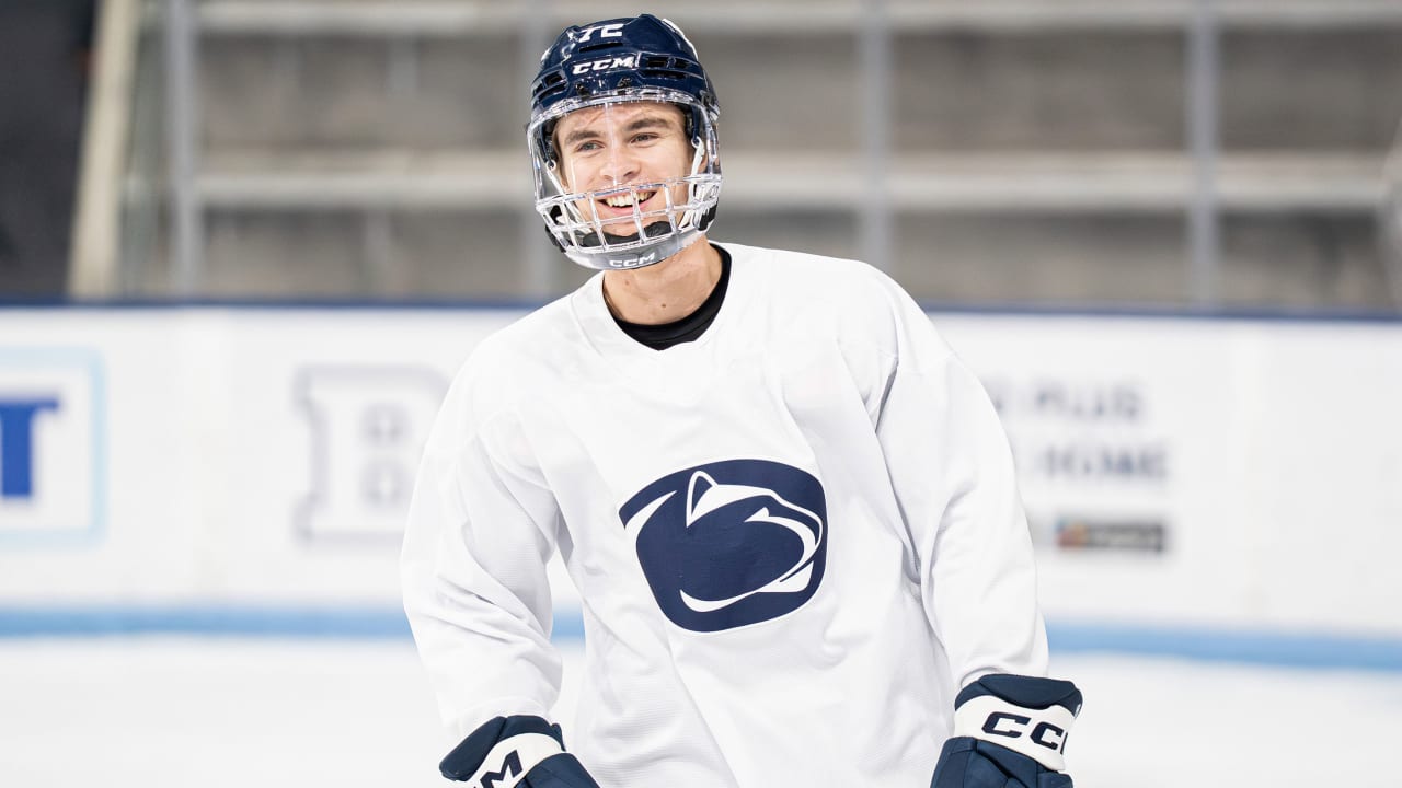 McKenna, projected No. 1 pick in 2026 NHL Draft, 'pumped' to make Penn State debut
