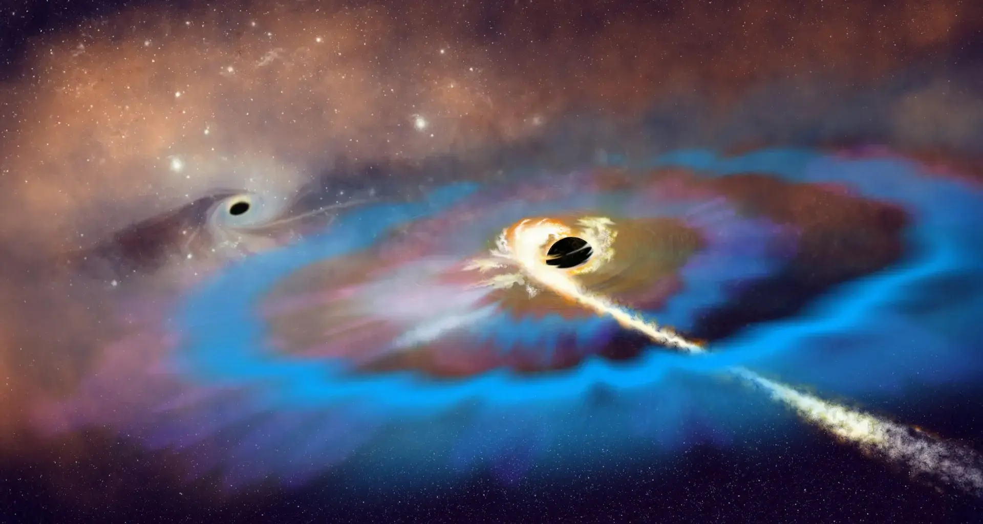 Rogue black hole shocks astronomers with record radio blast