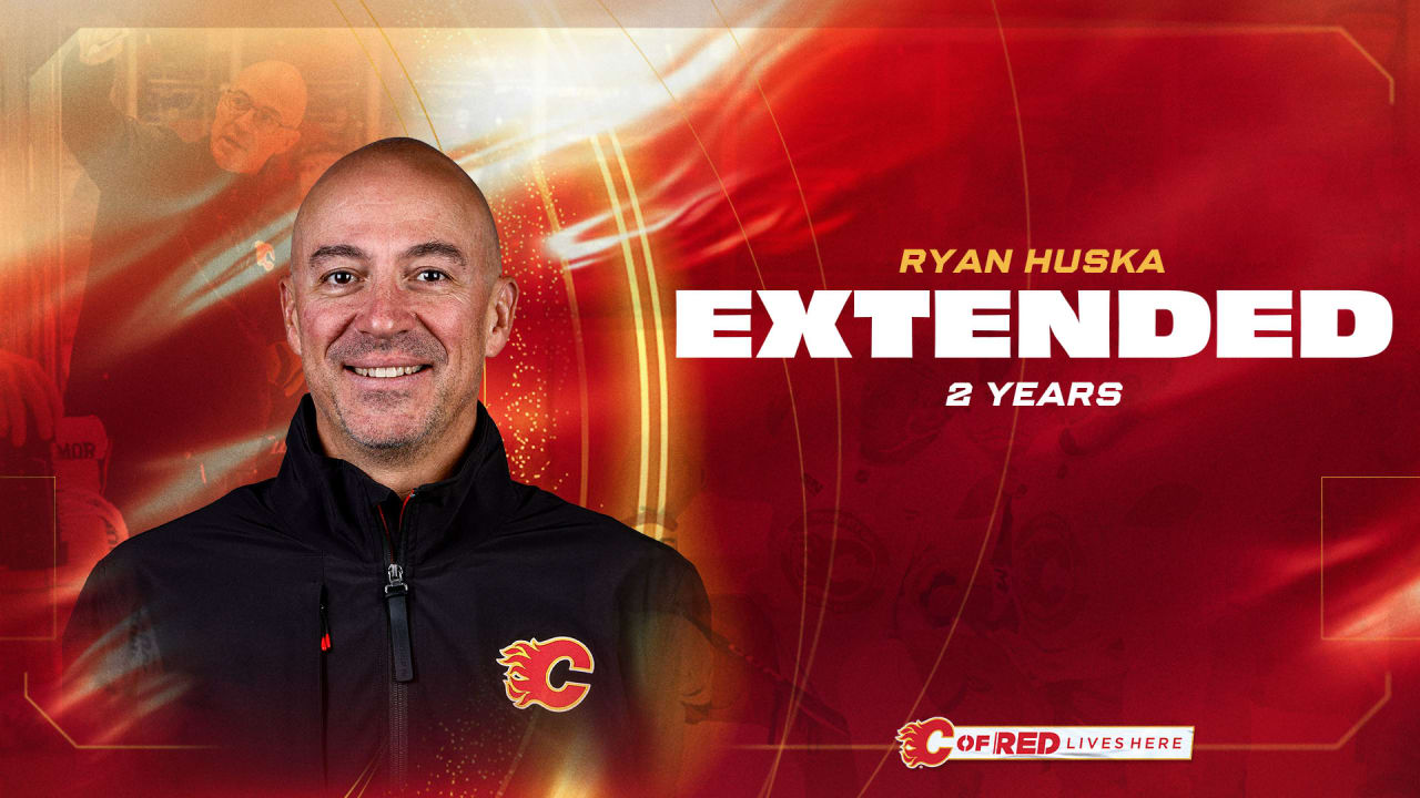 Flames Extend Head Coach Ryan Huska