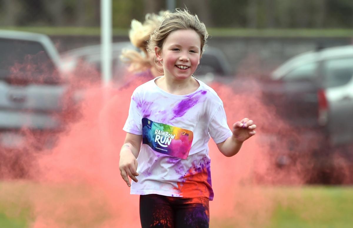 Colourful, fun, rainbow run | Otago Daily Times Online News