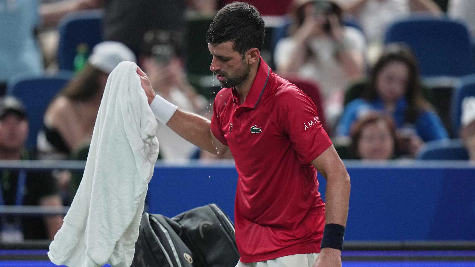 Novak Djokovic's 69 words after his shock defeat as injury concerns louden