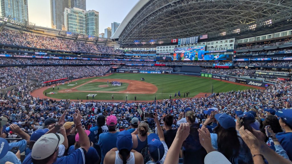 Blue Jays fans invited to cheer team on at Rogers Centre watch parties for Games 3 & 4