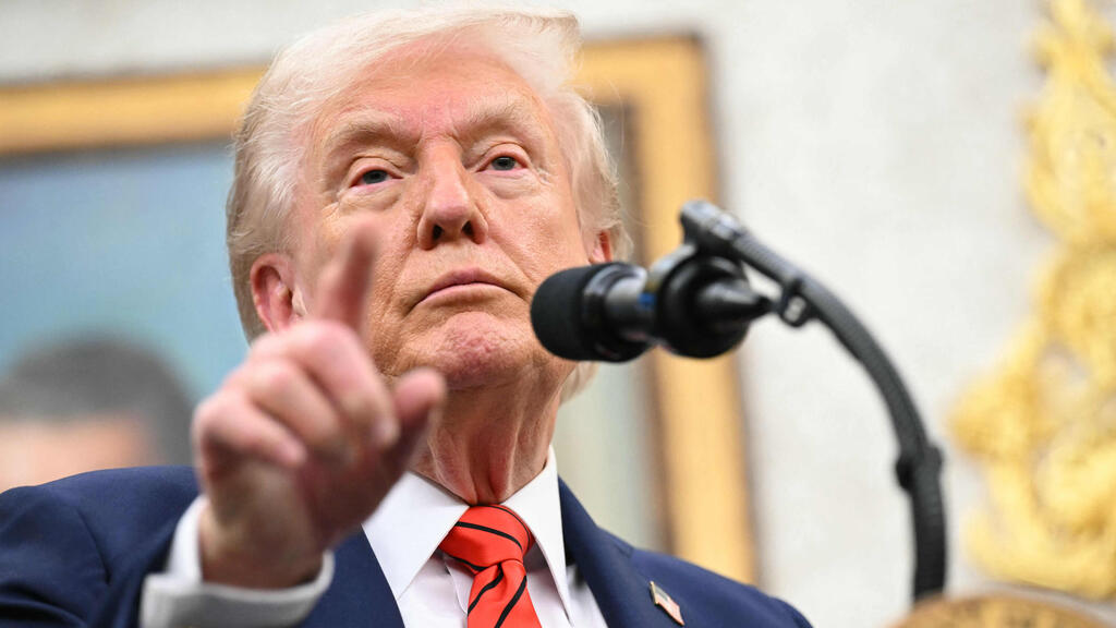 נשיא ארה"ב טראמפ 10 באוקטובר