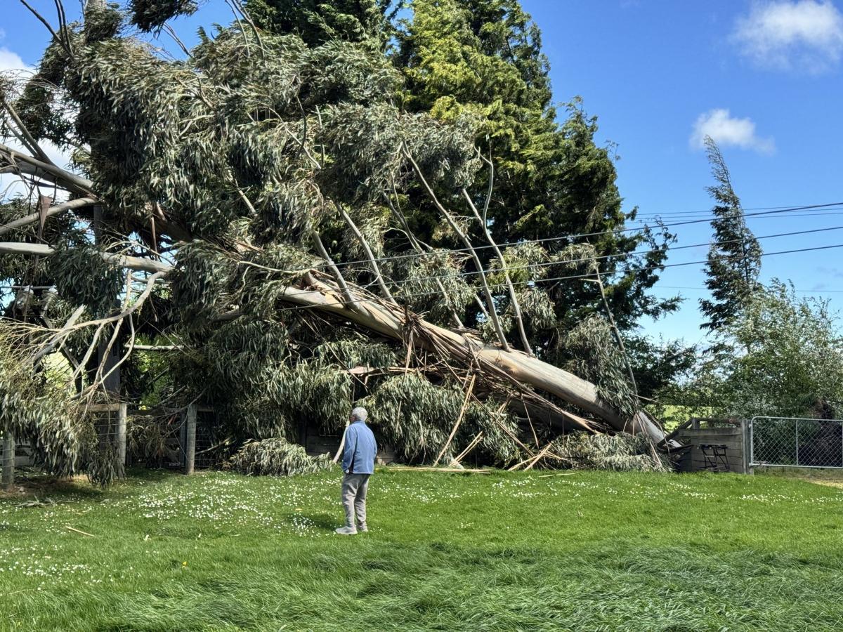 Fault crews busy, snow on way