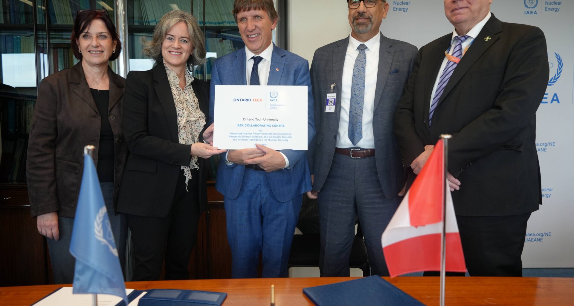 IAEA and Ontario Tech University Expand Scope of Cooperation to Include Nuclear Security